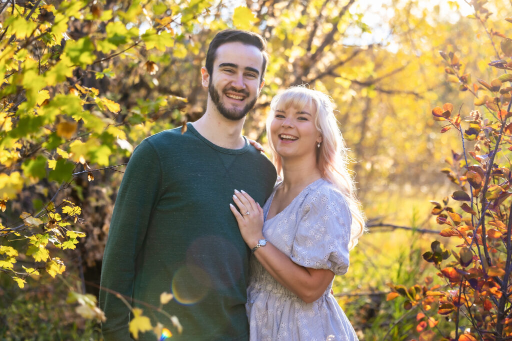 Adventure Couples Session with dreamy backdrops and mountain views in Boulder, Colorado.