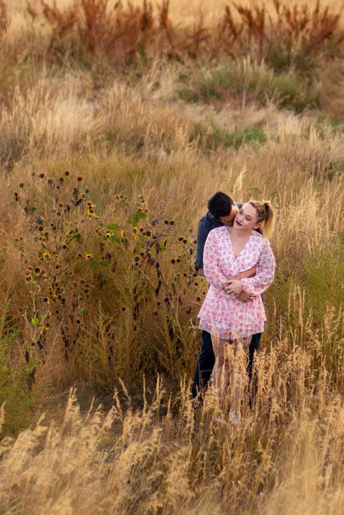Engagement photos in the mountains of Colorado.