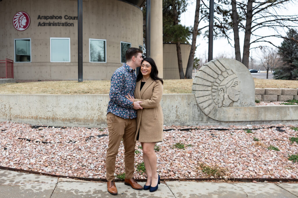 Intimate Colorado elopement starts at the courthouse!