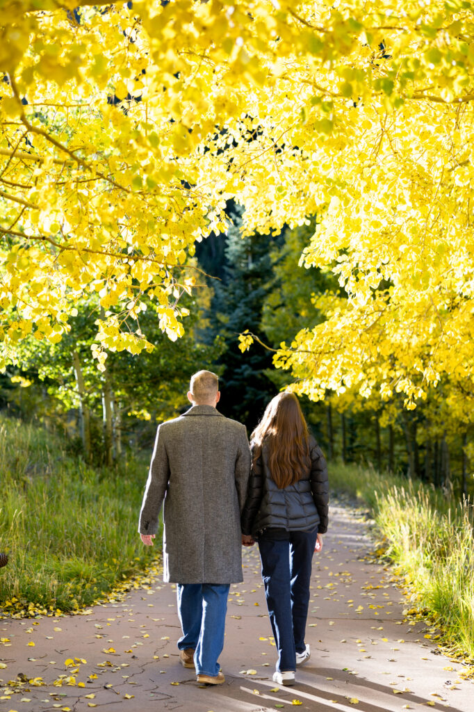 Maroon Bells sunrise proposal Aspen Colorado