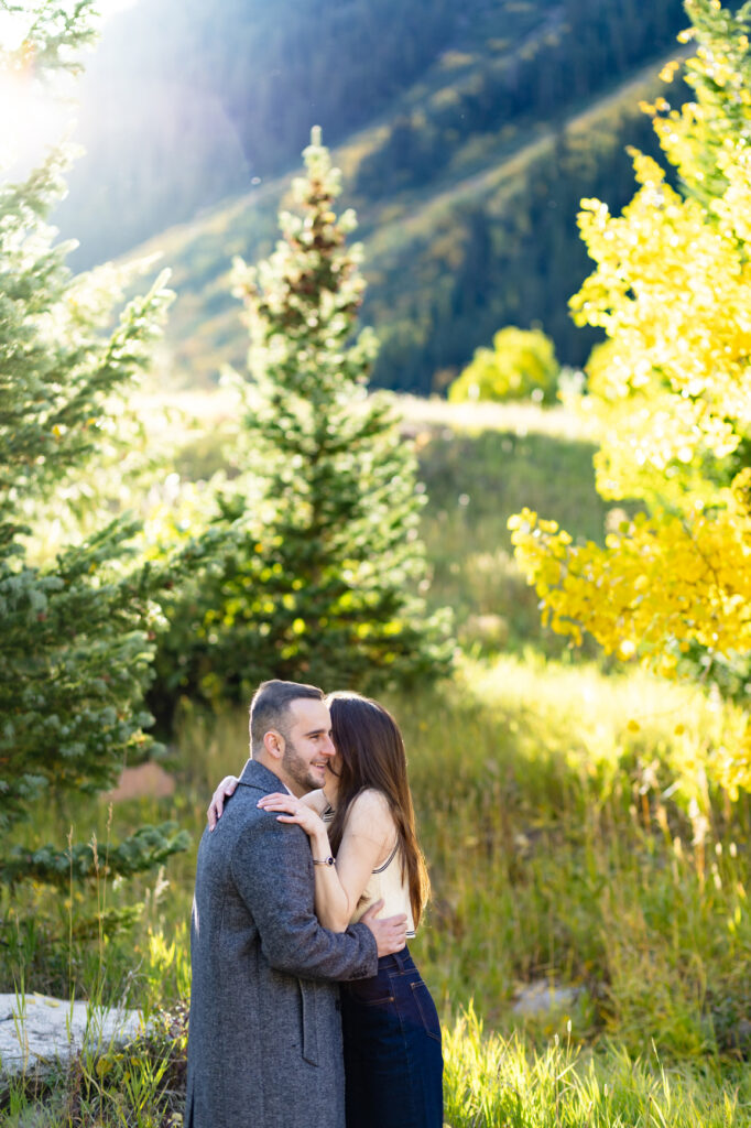 Maroon Bells sunrise proposal Aspen Colorado