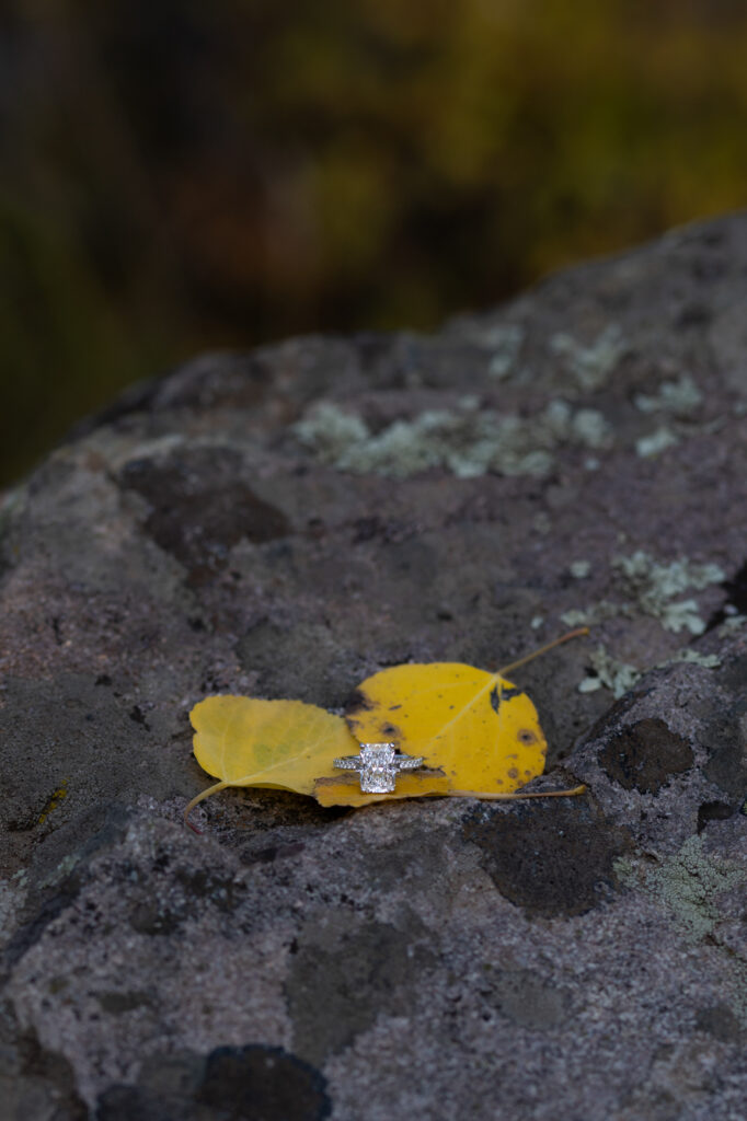 Maroon Bells sunrise proposal Aspen Colorado