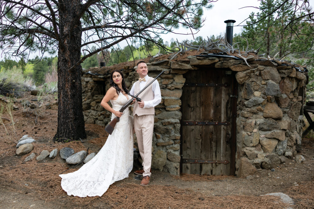 Buena Vista Colorado elopement photographer capturing portraits on family land.